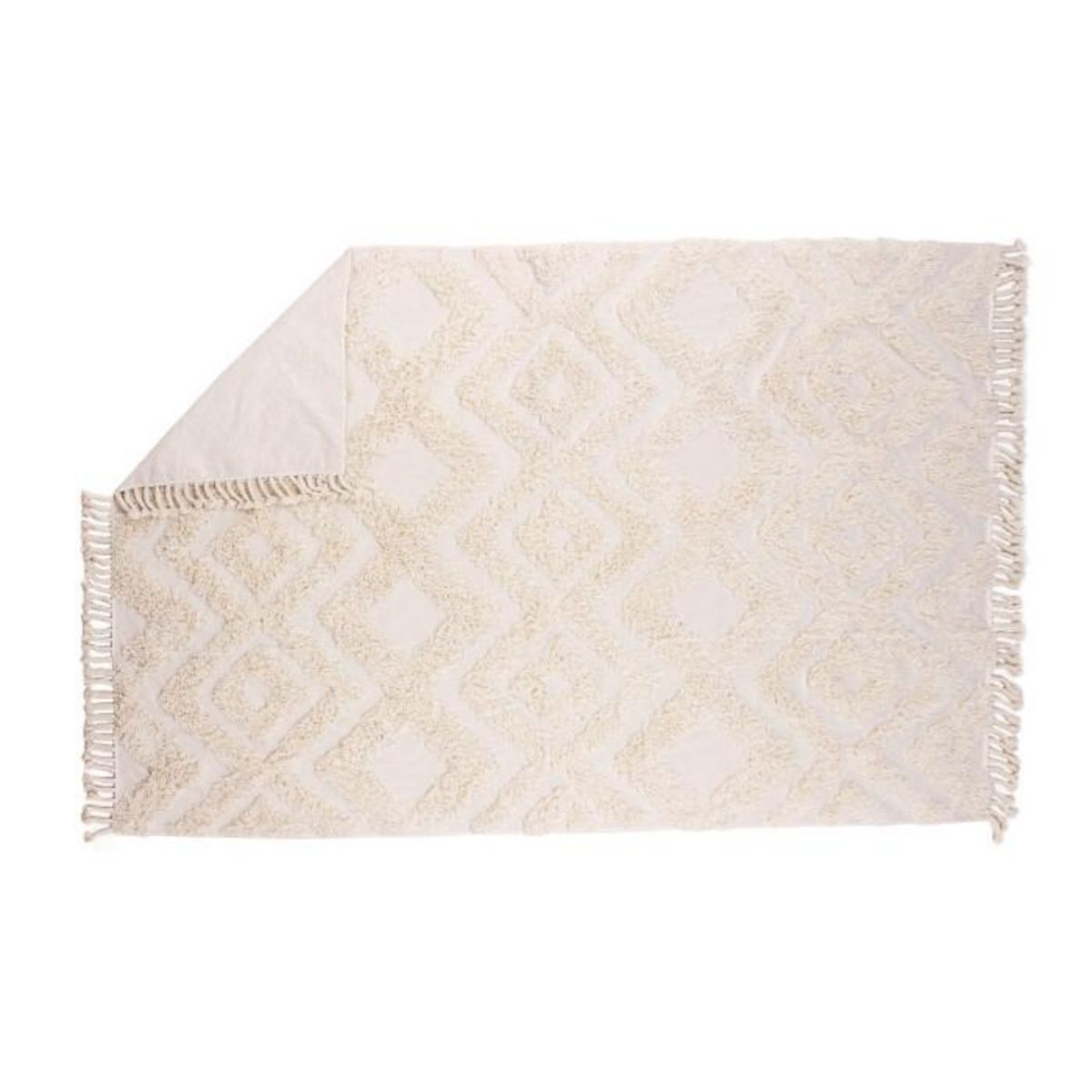 Paris Prix Tapis Déco Tufté  Hilma  250x350cm Blanc