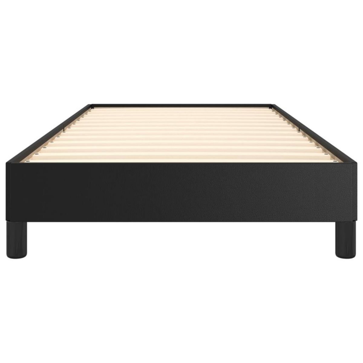 VIDAXL Cadre de lit sans matelas noir 100x200 cm similicuir