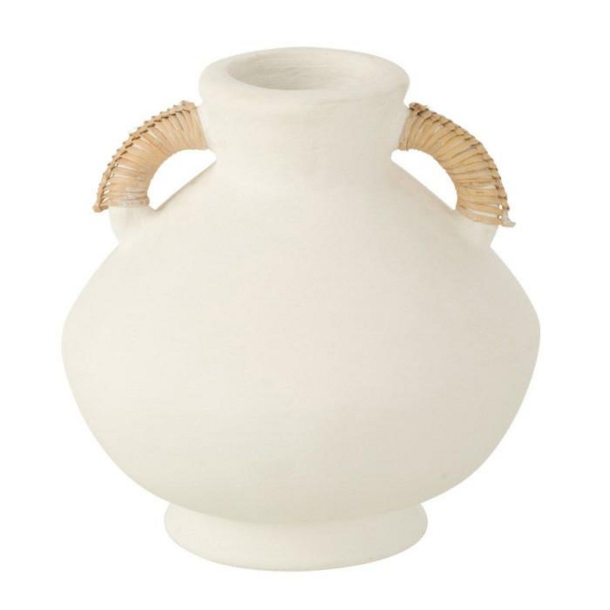 Paris Prix Vase Déco  Léo  30cm Blanc & Naturel