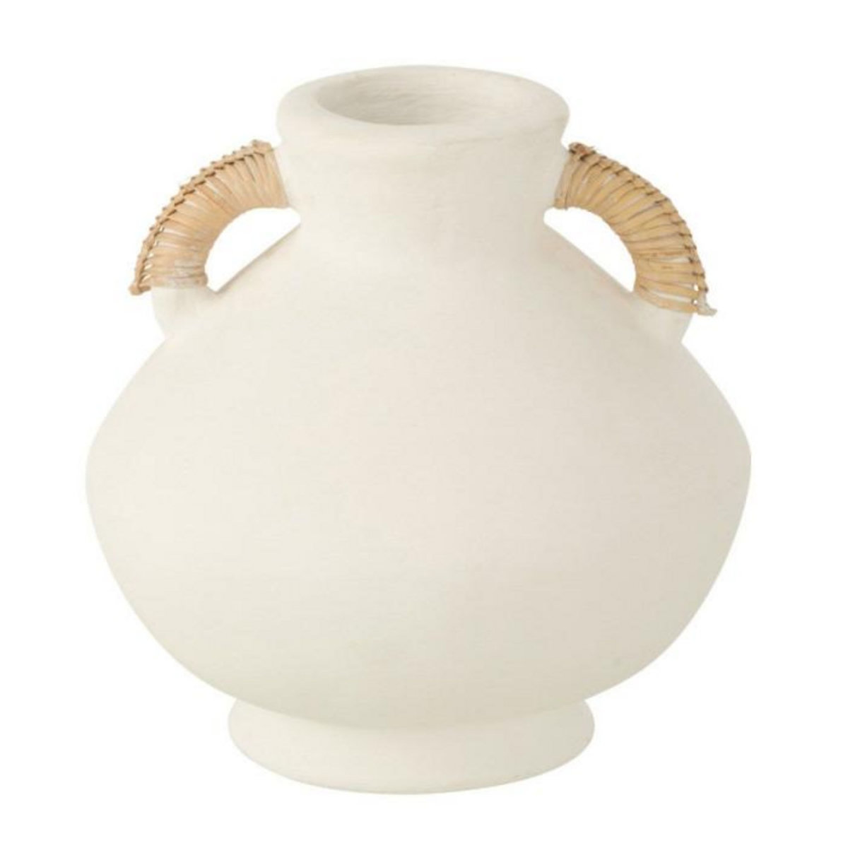 Paris Prix Vase Déco  Léo  30cm Blanc & Naturel