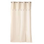 Voir la diapositive 1 : Douceur d'Intérieur Rideau à œillets HAVER - Coton, polyester et top métallisé - 140 x 240 cm - Ecru