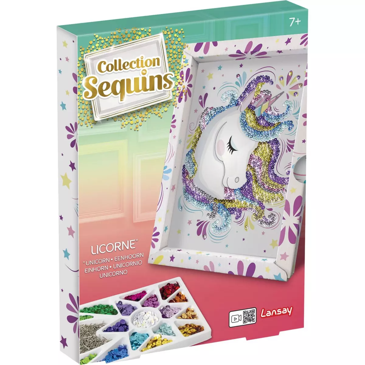 LANSAY Création Collection sequins - Licorne 