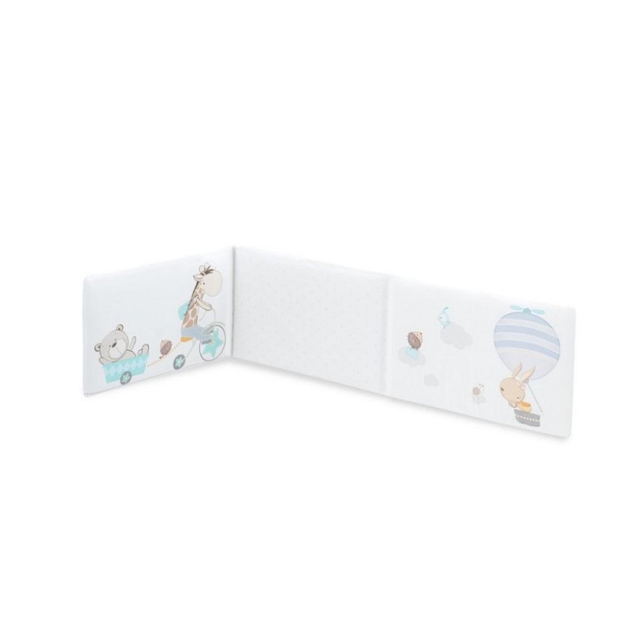 Voir la diapositive 2 : INTERBABY Parure Lit Bébé Amovible Girafe-Bicicleta - Vert
