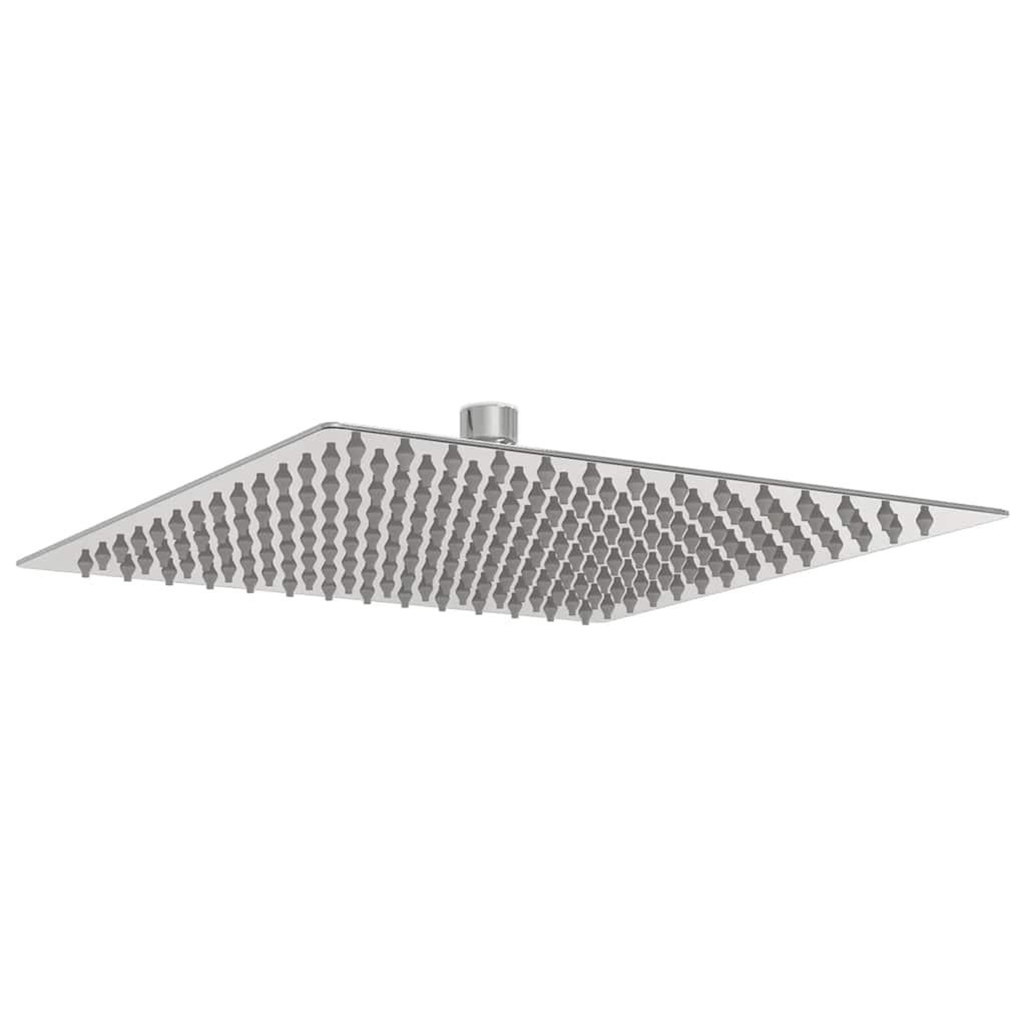 Voir la diapositive 2 : VIDAXL Pomme de douche pluie acier inoxydable 304 25x25 cm carree