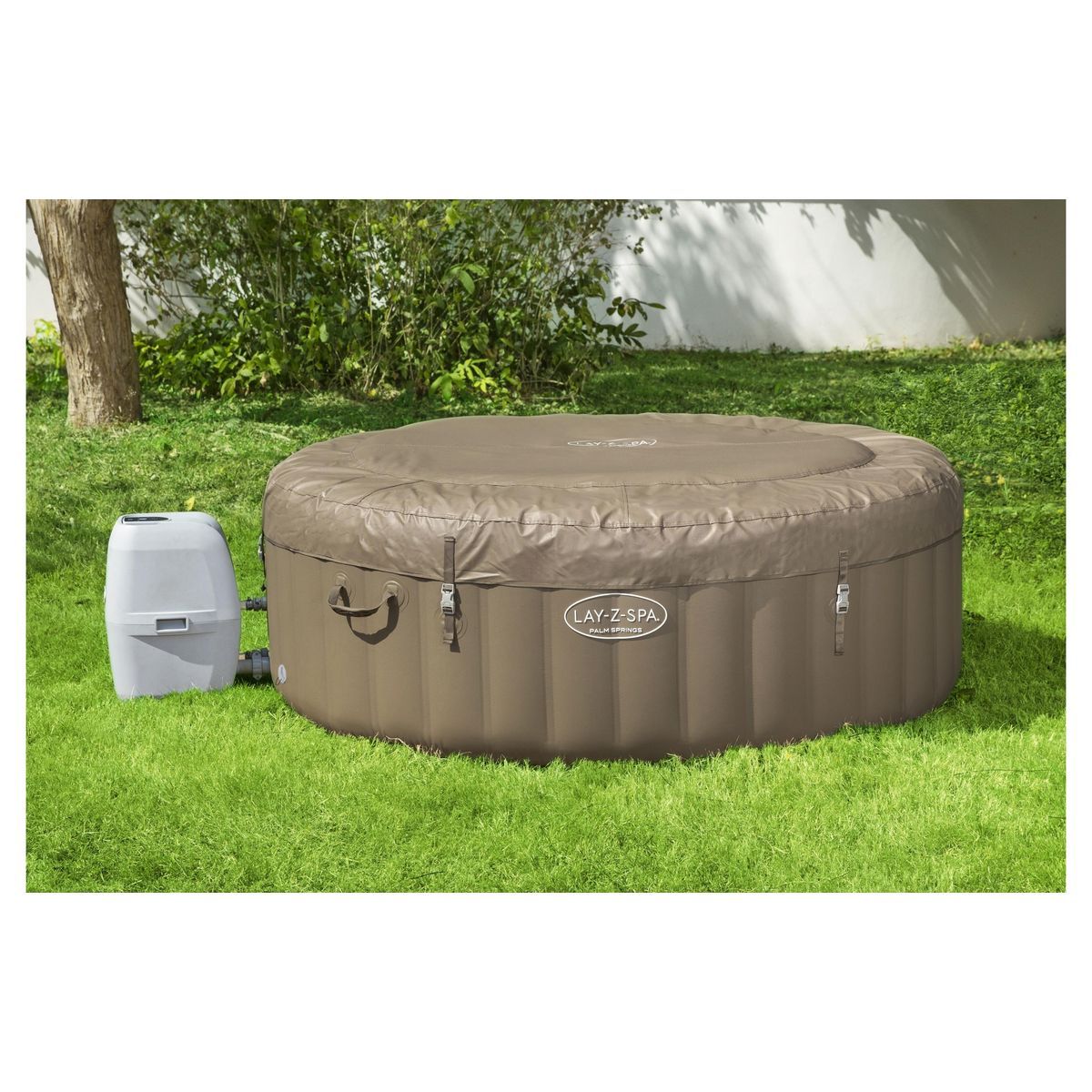 BESTWAY Spa gonflable rond - 4/6 places - Diam 1,96 x 0,71 m - LAY-Z-SPA PALM SPINGS