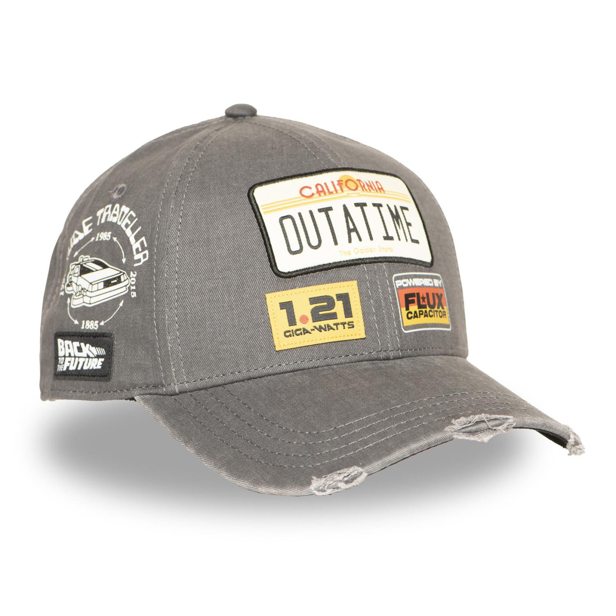 Voir la diapositive 4 : CAPSLAB Casquette Baseball finitions premium Back to the Futur Out a Time