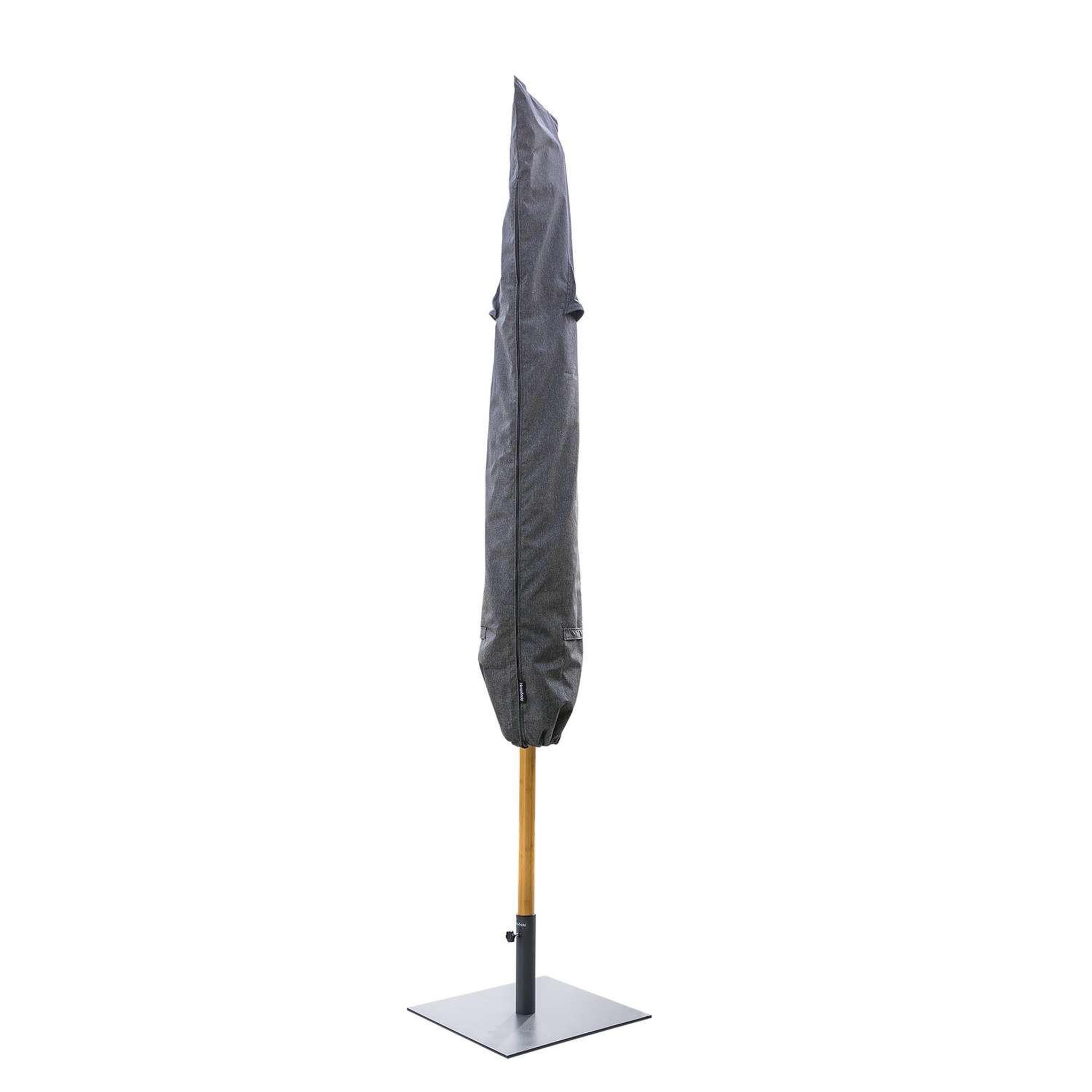 HESPERIDE Housse de protection pour parasol HAMBO - 50 x 50 x 190 cm - Gris