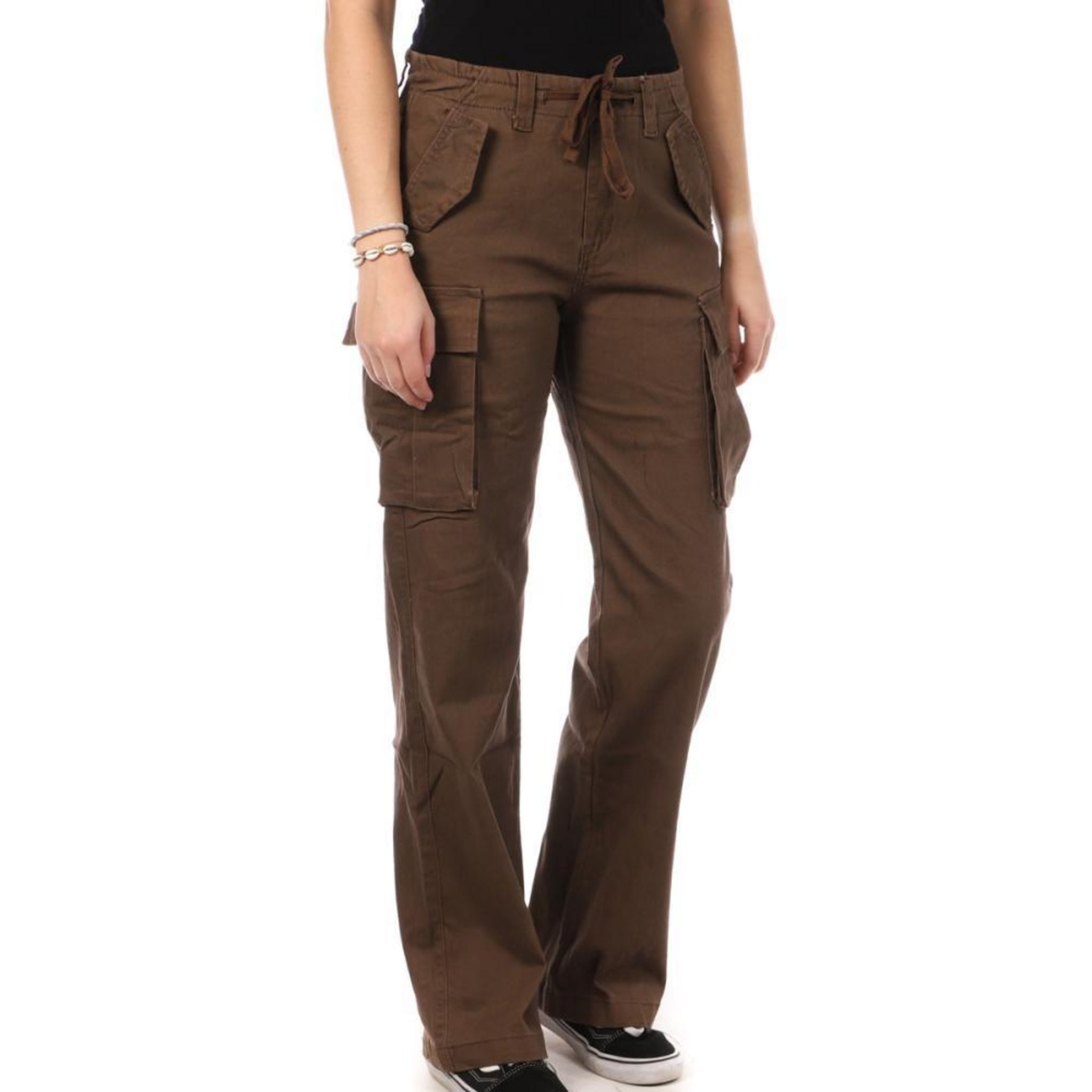 Pantalon Moulant Femme Monday Premium En Simili Cuir Prune - Taille XS, Poches Zippées, Occasion Comme Neuf