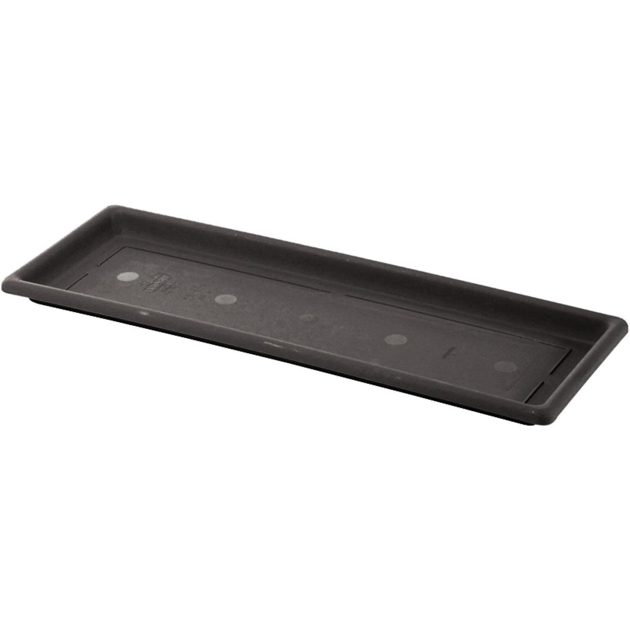 GARDENSTAR Plateau en plastique - L47cm pour jardinière 50cm - Gris