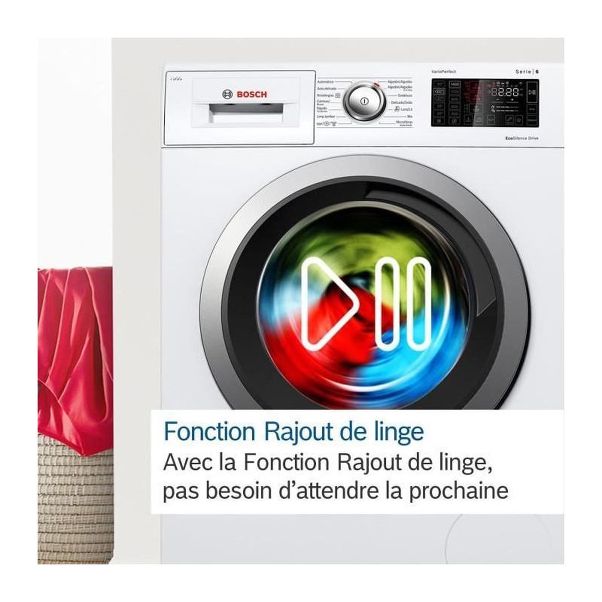 Voir la diapositive 5 : BOSCH Lave-linge frontal 9kg 1400tr/min - wgg244z3fr