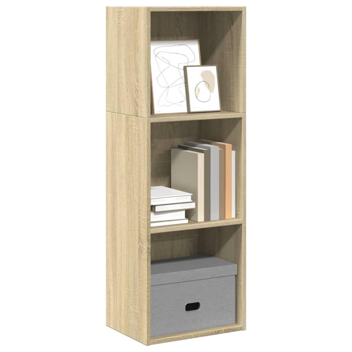 VIDAXL Bibliotheque chene sonoma 40x30x114 cm bois d'ingenierie