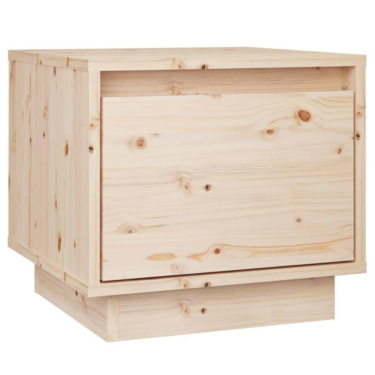 VIDAXL Table de chevet 35x34x32 cm Bois de pin solide
