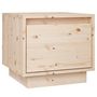 Voir la diapositive 2 : VIDAXL Table de chevet 35x34x32 cm Bois de pin solide