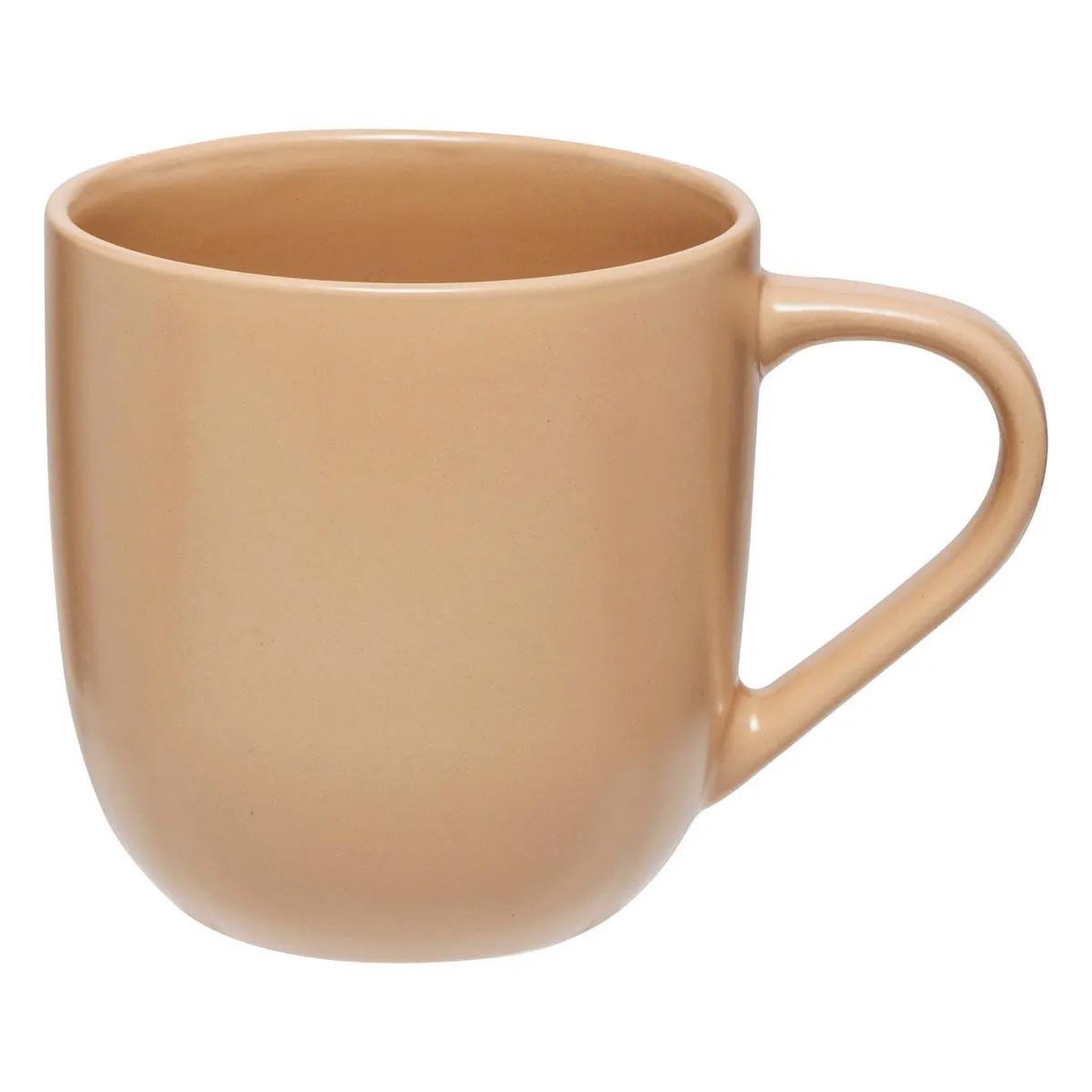 Voir la diapositive 2 : SECRET DE GOURMET Lot de 6 mugs en céramique  maé  24cl beige
