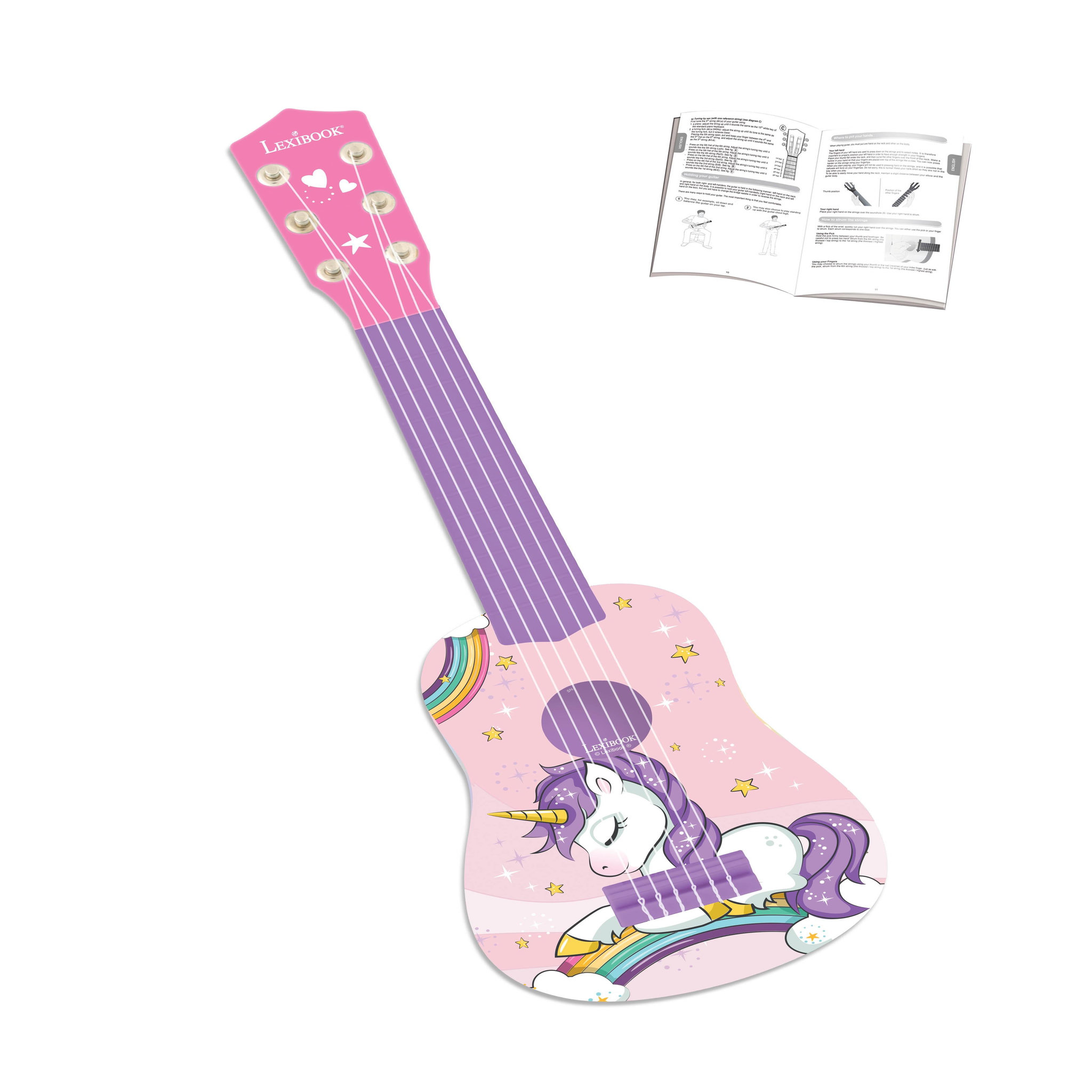 Voir la diapositive 2 : Lexibook Ma Première Guitare Licorne
