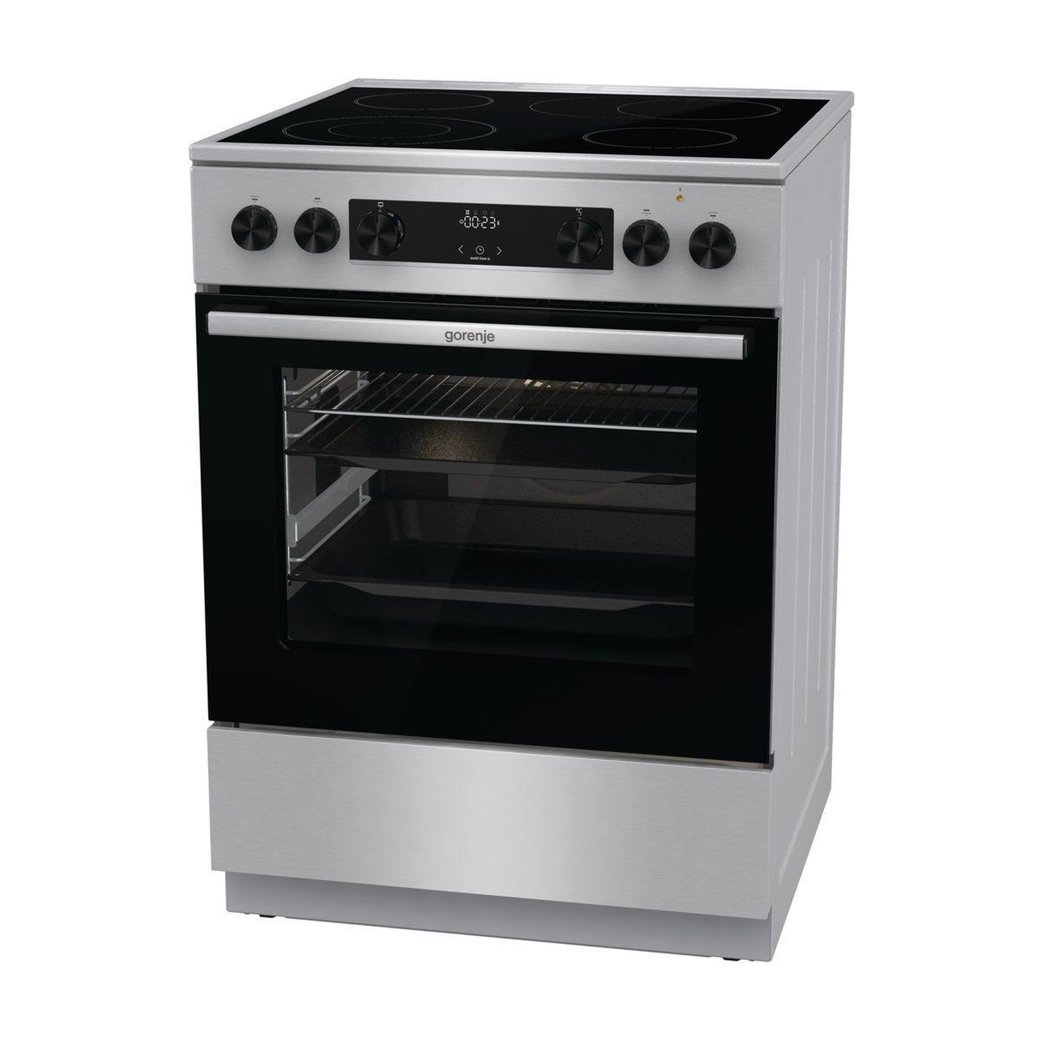 Voir la diapositive 3 : GORENJE Cuisinière vitrocéramique GEC6C60XA