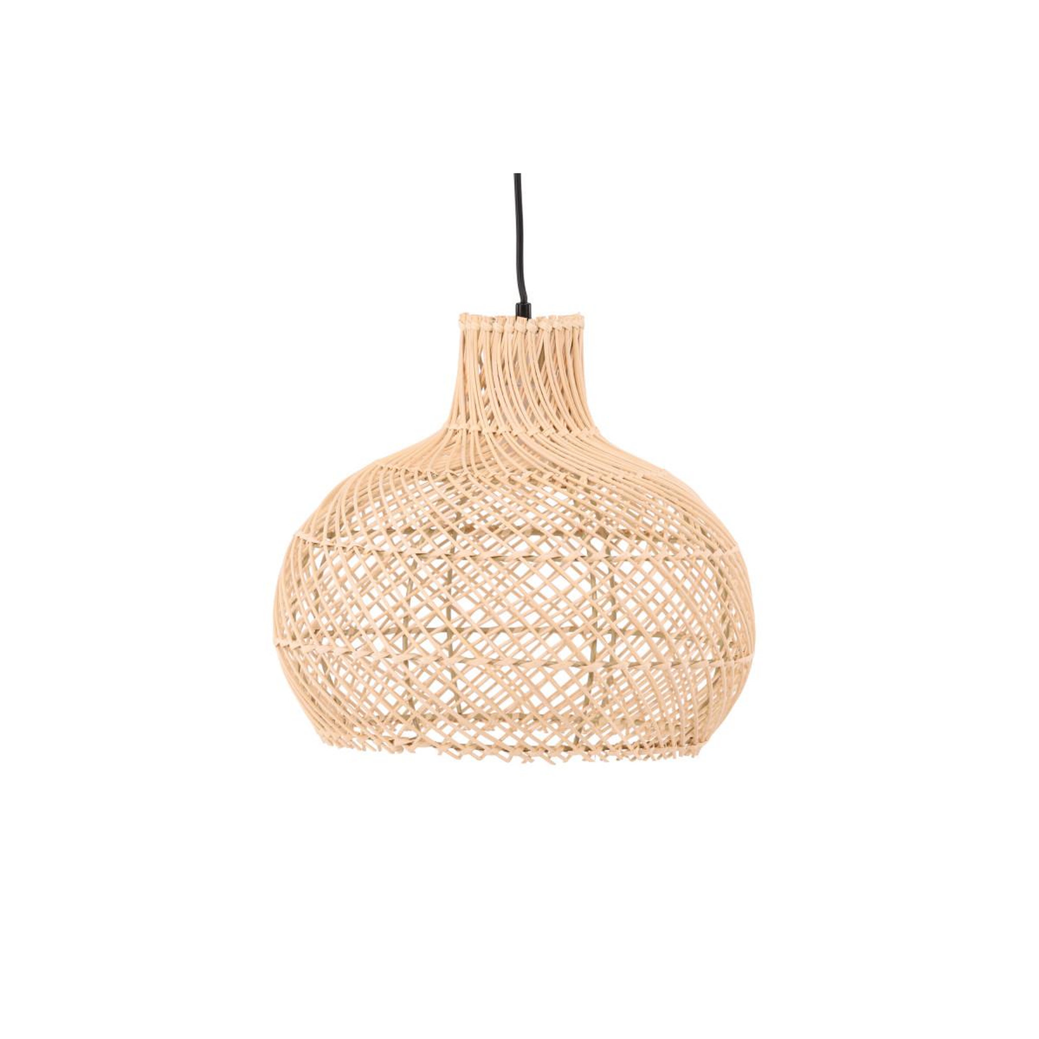 Voir la diapositive 2 : Paris Prix Lampe suspension déco en rotin  varekil  35cm naturel