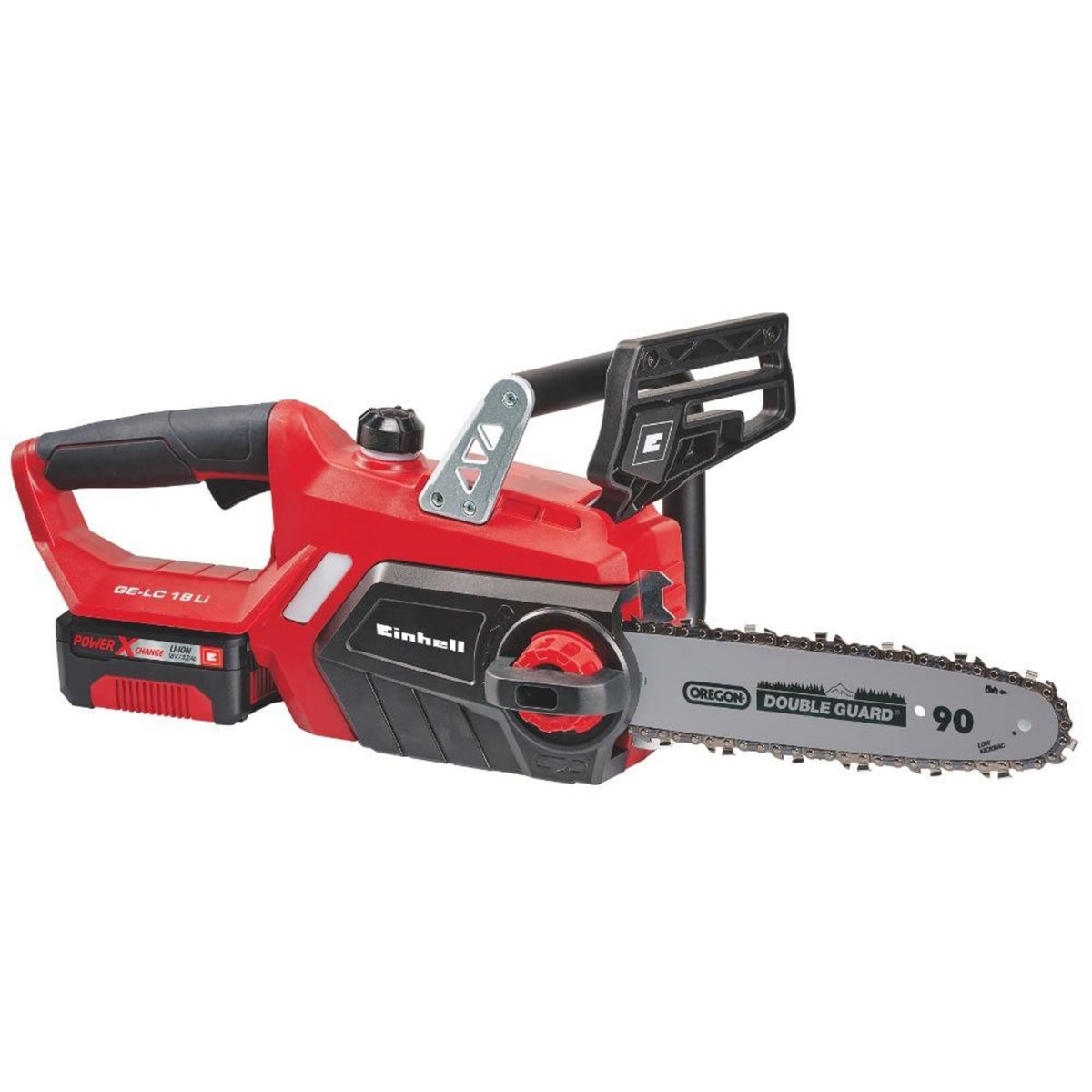 Einhell Tronçonneuse sans fil 18 V - 25 cm - GE-LC 18 Li Kit