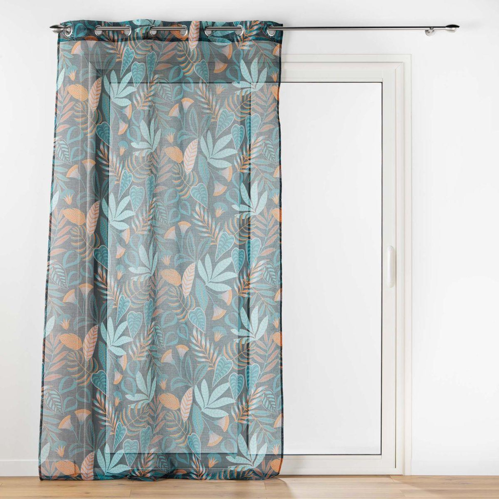Douceur d'Intérieur Rideau voilage à œillets  tilda  140x240cm vert