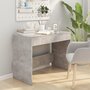 Voir la diapositive 3 : VIDAXL Bureau gris beton 101x50x76,5 cm bois d'ingenierie