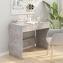 Voir la diapositive 3 : VIDAXL Bureau gris beton 101x50x76,5 cm bois d'ingenierie