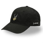 CAPSLAB Casquette Dad Cap en coton Asterix. Coloris disponibles : Noir