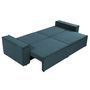 Voir la diapositive 4 : BEST MOBILIER Cezanne - canapé droit 3 places convertible avec coffre en velours côtelé