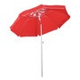Voir la diapositive 1 : OUTSUNNY Parasol inclinable octogonal Ø 190 cm tissu polyester haute densité anti-UV hauteur réglable mât alu sac de transport inclus rouge
