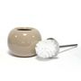 Voir la diapositive 2 : Paris Prix Brosse WC Design  Bullea  37cm Taupe