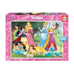 EDUCA Puzzle adulte 500 pièces Disney Princesses univers magique château princesses – Disney
