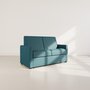 Voir la diapositive 1 : BEST MOBILIER Julia - canapé 3 places convertible express couchage quotidien 140 cm matelas 18 cm en tissu