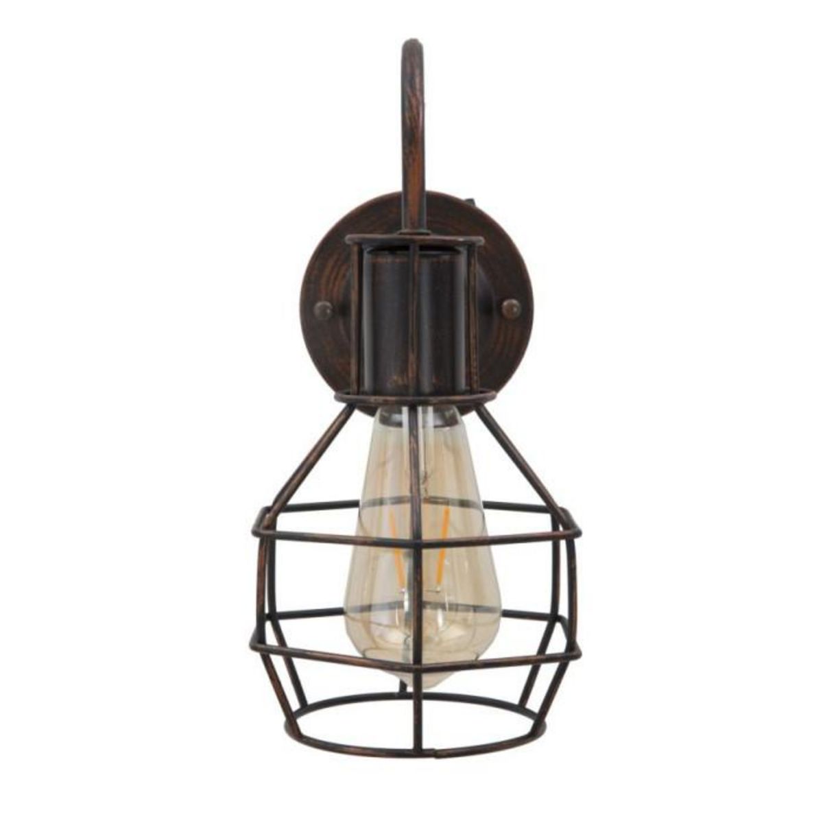 Paris Prix Applique Murale en Métal  Industrial  32cm Noir