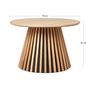 Voir la diapositive 5 : LISA DESIGN Kala - table basse - chêne - 70 cm