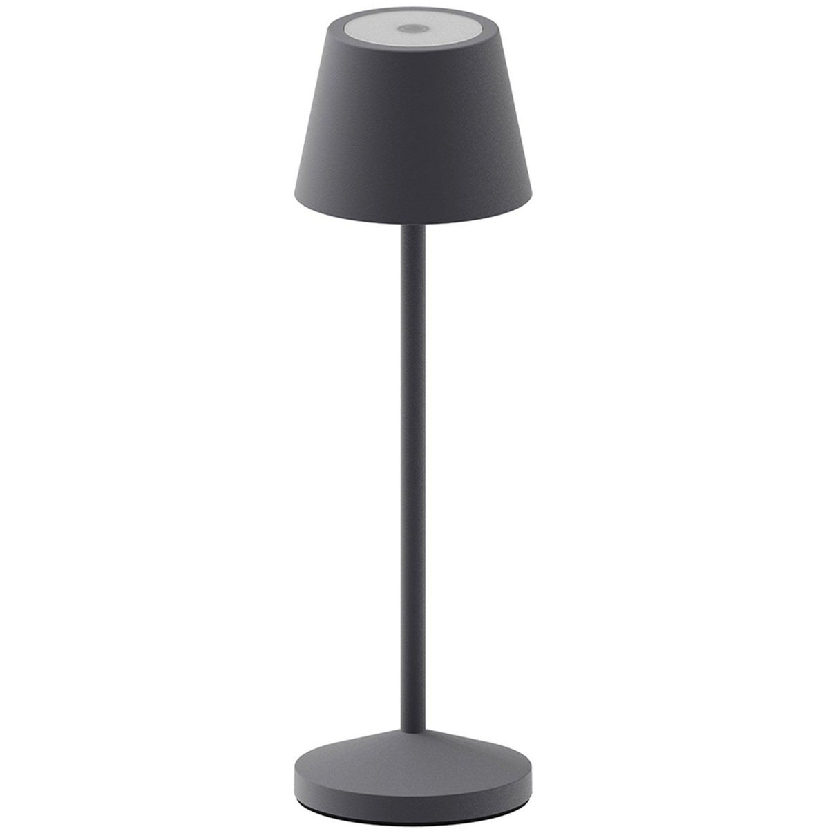 Lumisky Lampe de table sans fil EMILY Gris anthracite Aluminium H25CM