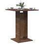 Voir la diapositive 1 : VIDAXL Table de bistro Chene marron 60x60x75 cm Bois d'ingenierie