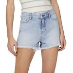 Only Short en Jean  Femme Only Rhinestone. Coloris disponibles : Bleu