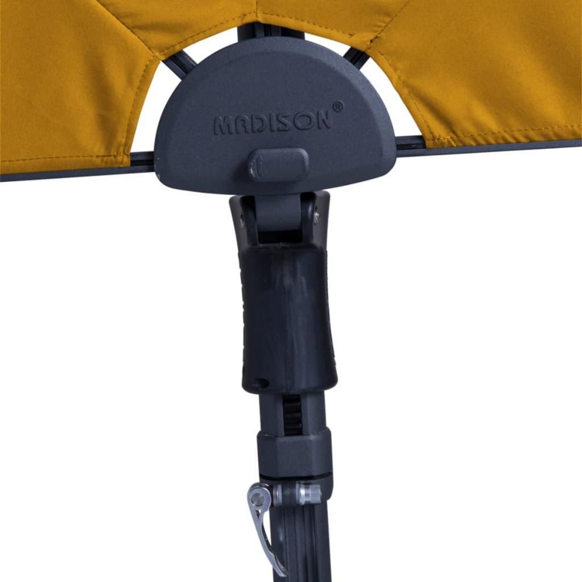 MADISON Madison Parasol de balcon Sun Wave 270x150 cm Jaune dore
