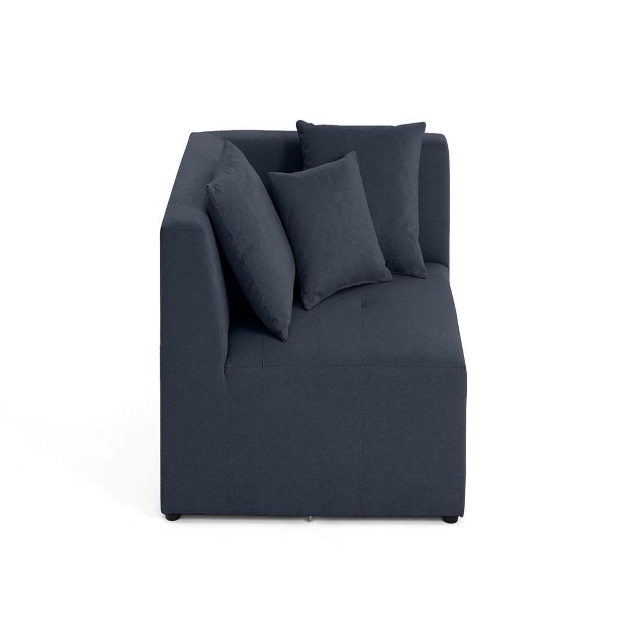 Voir la diapositive 6 : BEST MOBILIER Amalfi - module d'angle réversible - en tissu
