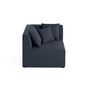 Voir la diapositive 6 : LISA DESIGN Amalfi - module d'angle réversible - en tissu