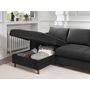 Voir la diapositive 4 : LISA DESIGN Brooke - canapé d'angle gauche - convertible avec coffre - 4 places - en velours