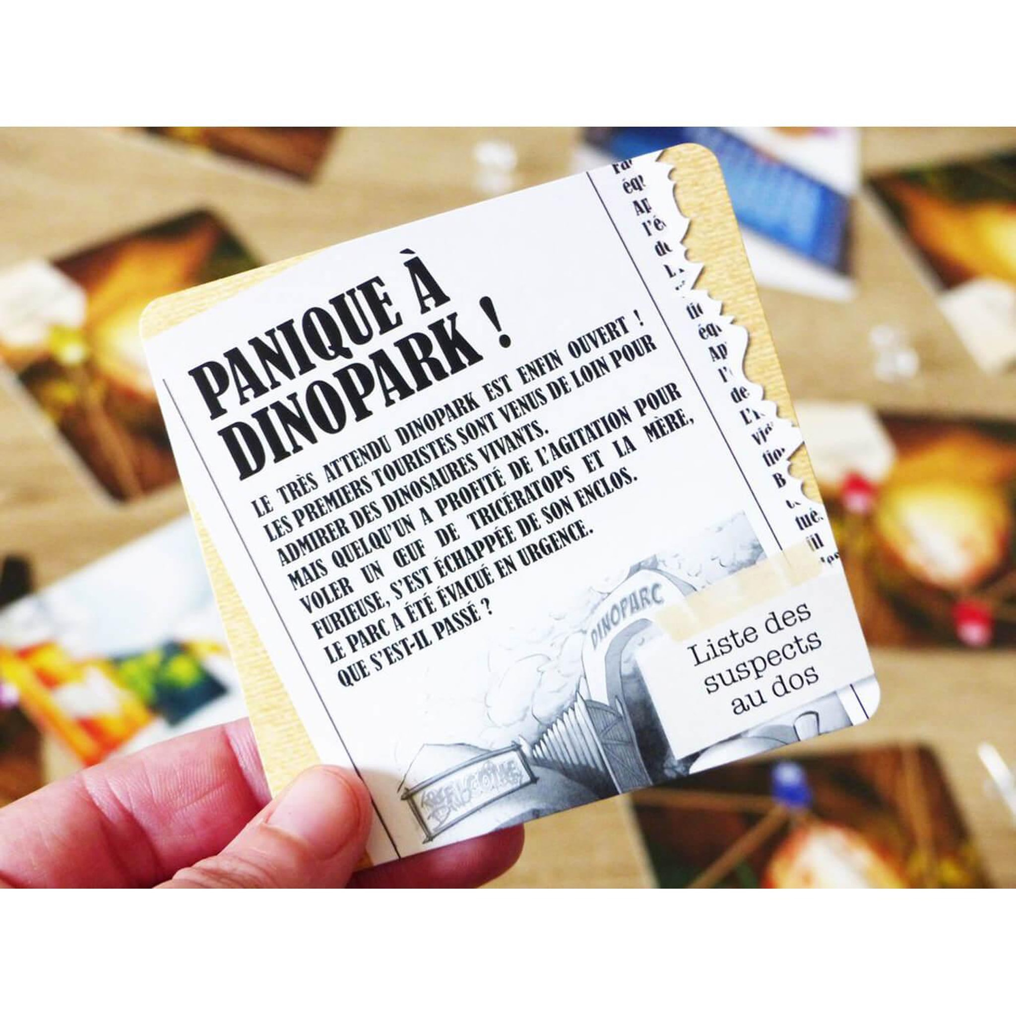 Voir la diapositive 4 : Blackrock Editions Enquêtes express panique à dino park
