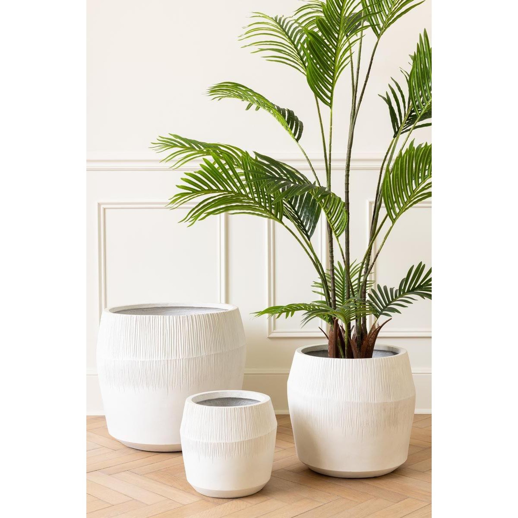 Voir la diapositive 3 : J-LINE Plante artificielle palmier  avocado  180cm vert