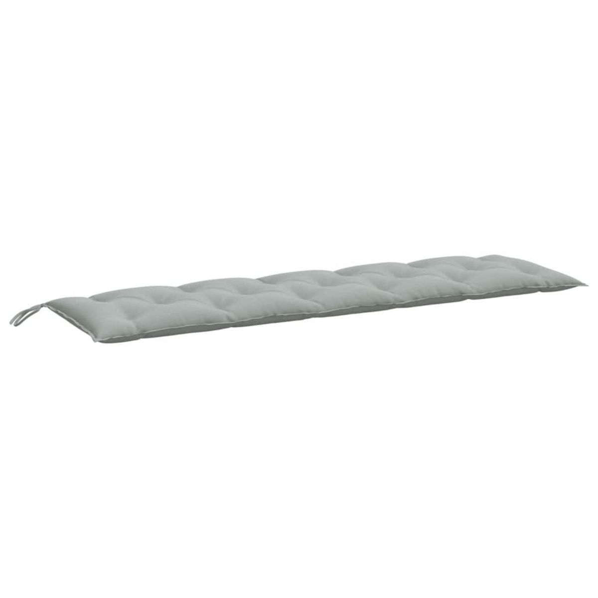 VIDAXL Coussin de banc de jardin gris clair melange 180x50x7 cm tissu