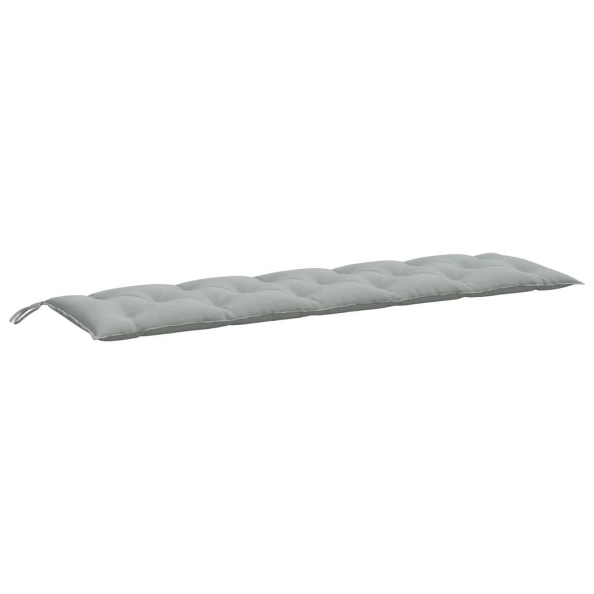 VIDAXL Coussin de banc de jardin gris clair melange 180x50x7 cm tissu