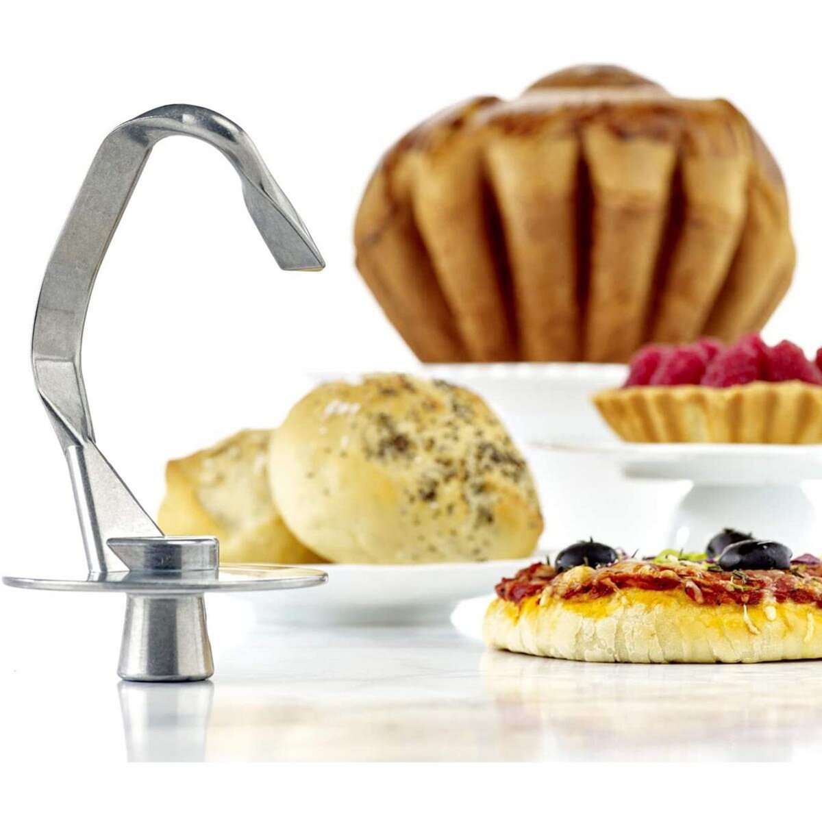 MOULINEX Robot pâtissier 4.6l 1100w blanc - qa510110