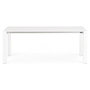 Voir la diapositive 2 : Paris Prix Table de Repas Extensible  Serty  190-270cm Blanc