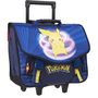 Voir la diapositive 2 : NINTENDO Cartable à roulettes 41 cm CM1/CM2 bleu et jaune Pokemon