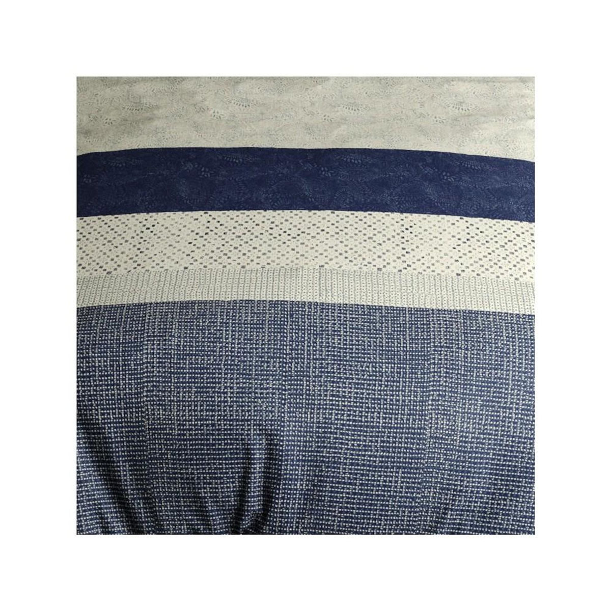 ATELIER DU COTON Housse de couette 260x240 + 2 taies en coton 57 fils