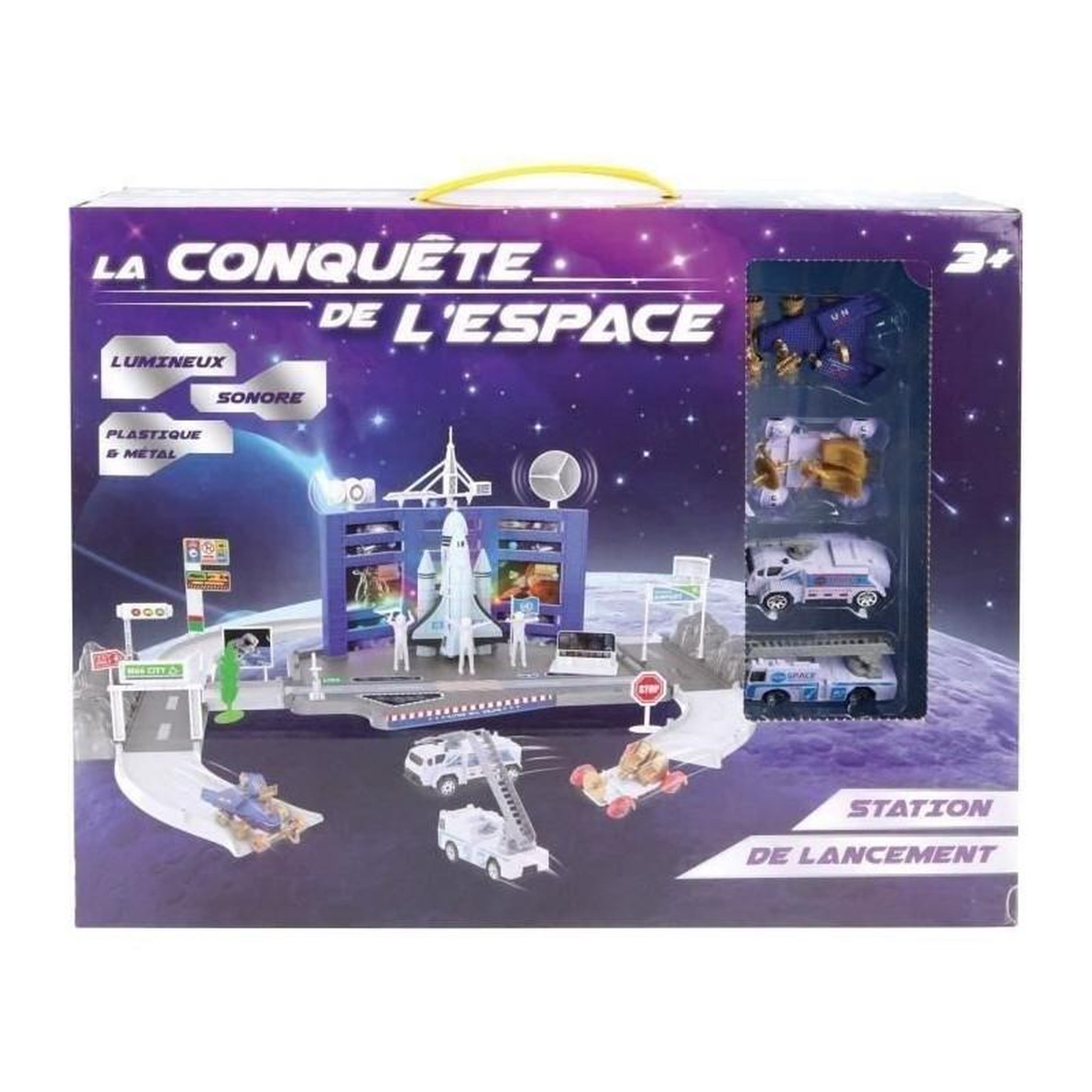 Voir la diapositive 3 : MGM Station lancement navette espace - MGM - 3 véhicules métal - Stickers offerts