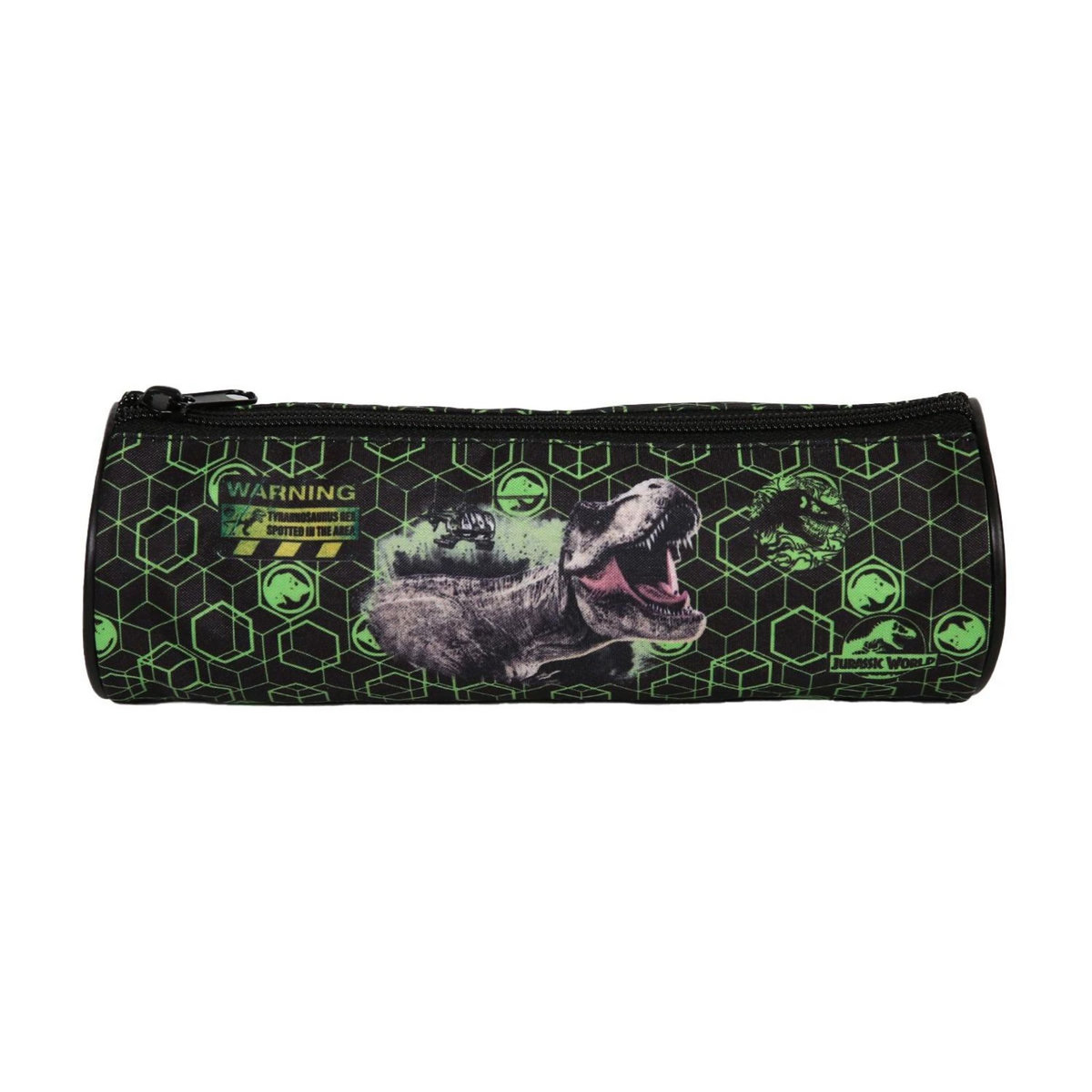 Bagtrotter BAGTROTTER Trousse scolaire ronde Jurassic World Vert